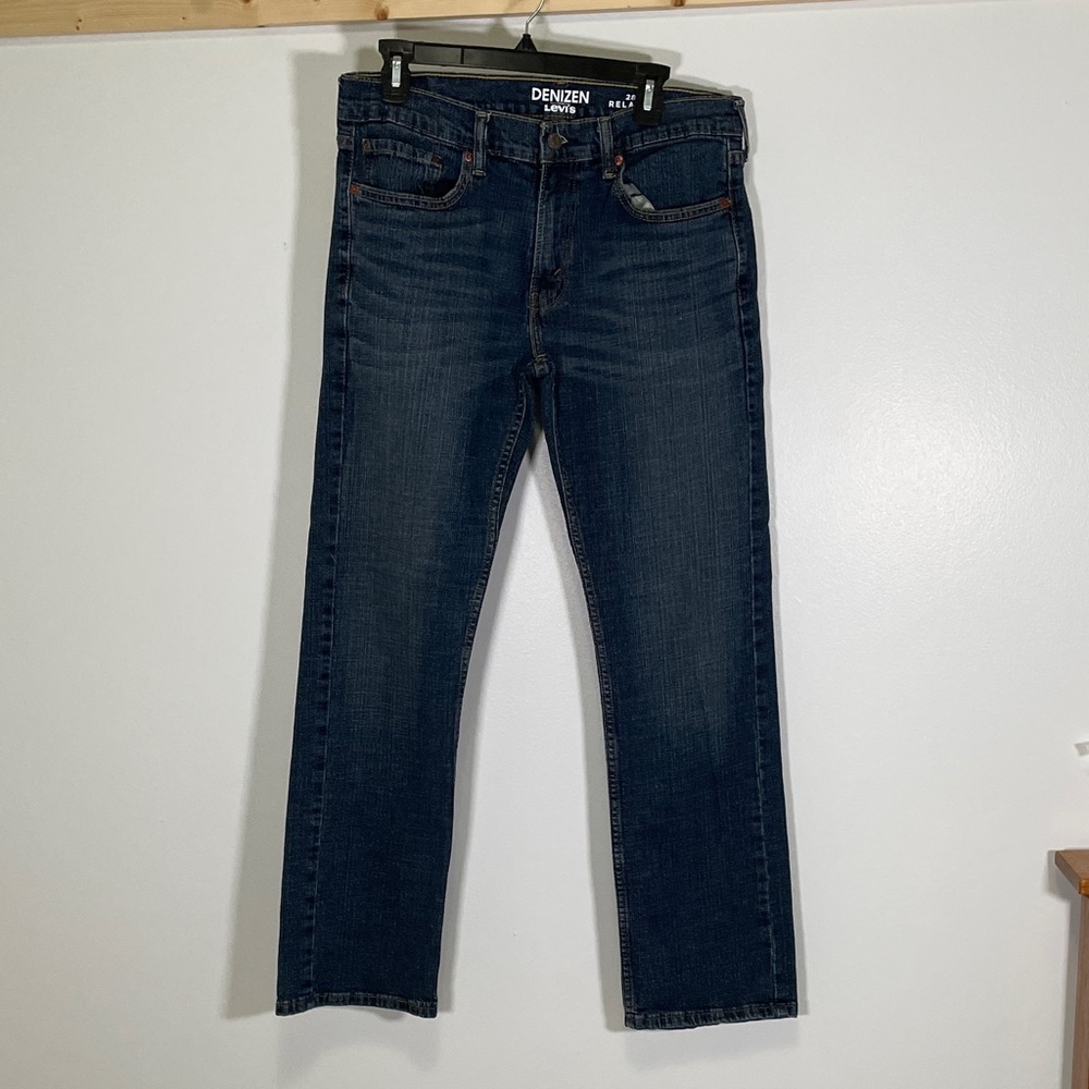Denizen from Levi's 32x 32 Men's Dark Blue Jeans